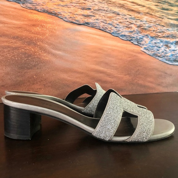 HERMÈS Oasis Glitter Sandals Limited Edition - Picture 3 of 5